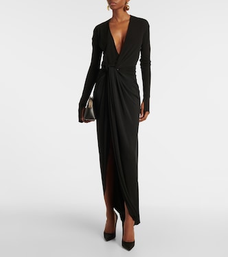 Robe longue en jersey | Victoria Beckham