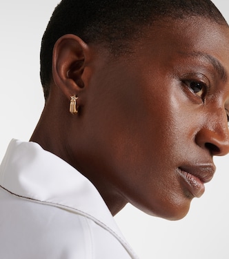 Boucle d'oreille unique Baba Small en or 18 ct et diamants | Marie Lichtenberg