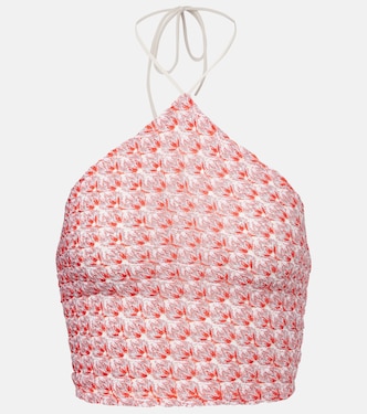 Zig Zag lamé cropped top | Missoni