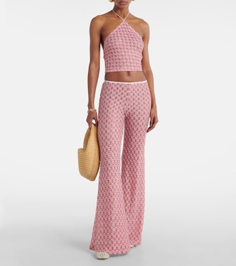 Zig Zag lamé cropped top | Missoni