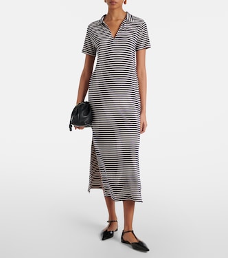 Abito midi Khan in jersey di cotone | Velvet