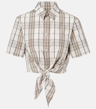 Camisa de algodón con Burberry Check | Burberry