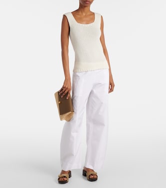 Wil knitted cotton top | Khaite