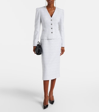 Striped tweed jacket | Alessandra Rich