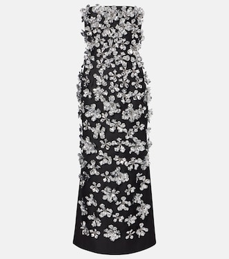 Leilani embellished strapless gown | Emilia Wickstead