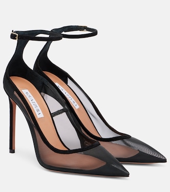 Love Affair 105 mesh pumps | Aquazzura