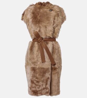 Reversible shearling coat | Yves Salomon