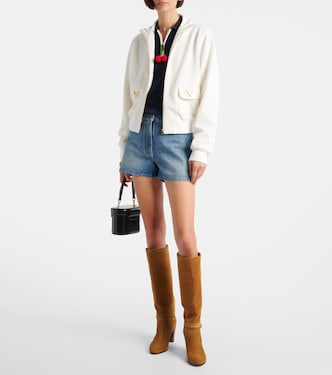 Sweat-shirt zippé à logo | Valentino
