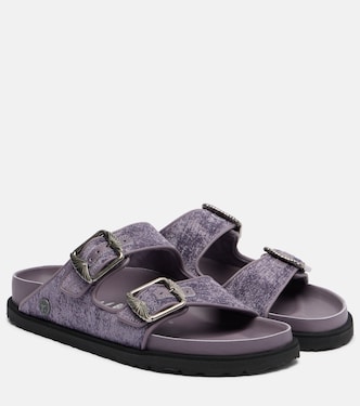 Arizona velvet slides | Birkenstock 1774