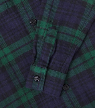 Plaid cotton overshirt | Polo Ralph Lauren Kids