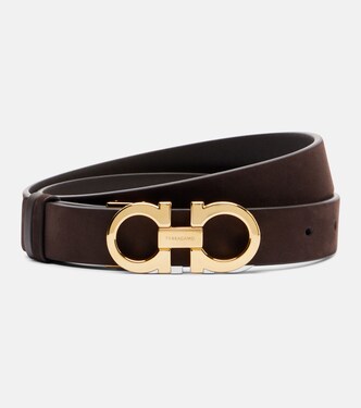 Gancio Mediterraneo leather belt | Ferragamo