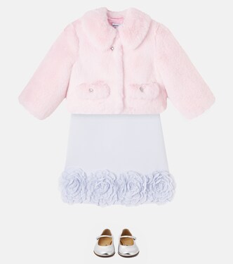 Chaqueta cropped afelpada | Self-Portrait Kids