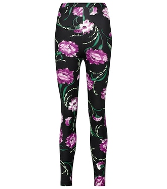 Leggings de tiro alto florales | Rodarte