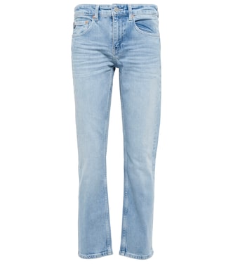 Girlfriend mid-rise cropped jeans | AG Jeans