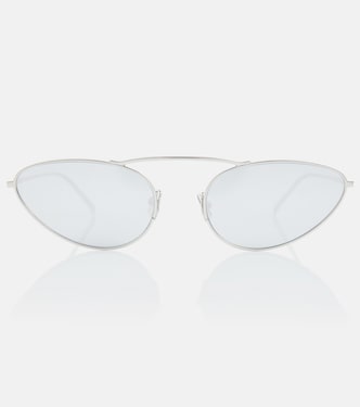 Occhiali da sole ovali in metallo | Saint Laurent