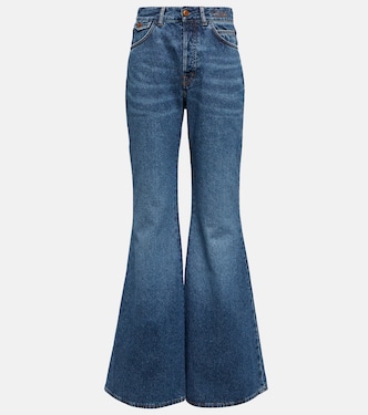 Jeans flared de tiro alto | Chloé