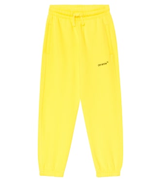 Pantaloni sportivi Arrows in cotone | Off-White Kids