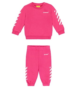 Baby - Felpa e pantaloni sportivi Helvetica | Off-White Kids