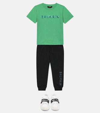 T-Shirt aus Baumwolle | Balmain Kids