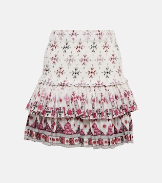 Minifalda Naomi de algodón estampada | Marant Etoile