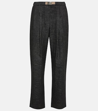 Pantaloni regular a vita media | Brunello Cucinelli