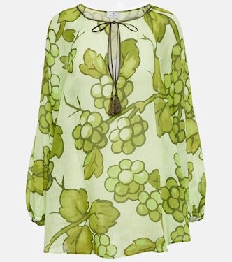 Blusa in ramia con stampa | Etro