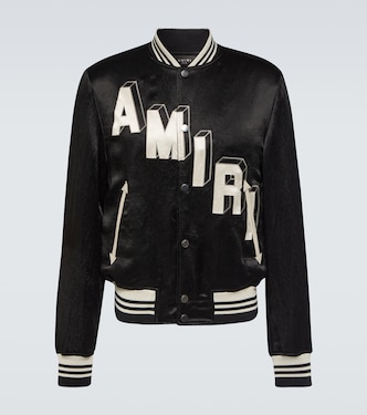 Chaqueta Varsity de satén | Amiri