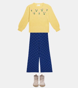 Tikka embroidered wool-blend sweater | Morley