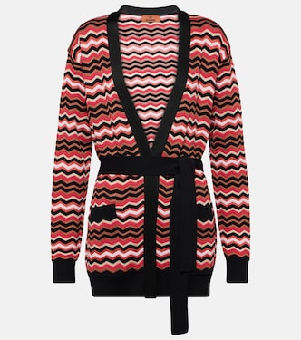 Cárdigan de mezcla de algodón en zigzag | Missoni