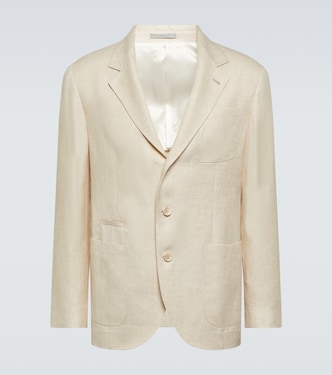 Veste en lin, laine et soie | Brunello Cucinelli