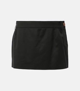 Minifalda de lana de tiro bajo | Vivienne Westwood