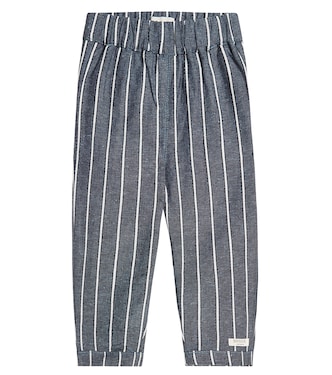 Baby - Pantaloni Mink in cotone e lino | Donsje