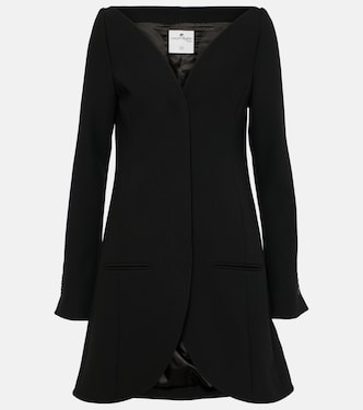 Mantel Ellipse aus Crêpe | Courrèges