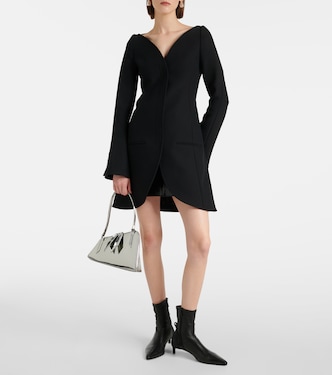 Mantel Ellipse aus Crêpe | Courrèges