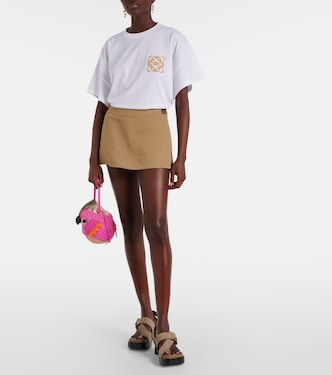 Camiseta Paula's Ibiza de algodón con anagrama | Loewe