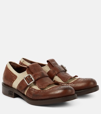 X Church's Slip-Ons Shanghai mit Leder | Miu Miu