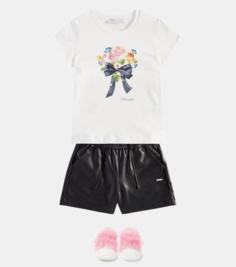 Shorts in similpelle | Monnalisa