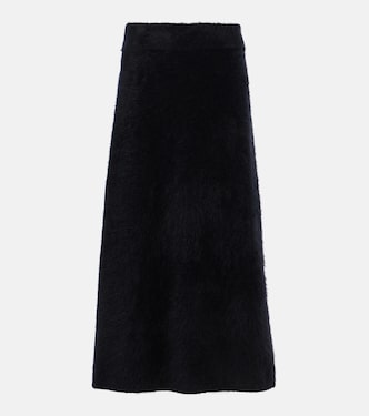 Gonna midi Asta in cashmere | Lisa Yang