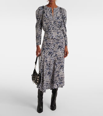 Zarga printed silk-blend blouse | Isabel Marant
