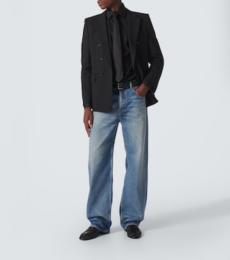 Camicia Cassandre in popeline di cotone | Saint Laurent
