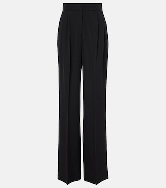 Pantalon ample à taille haute en laine | Erdem