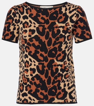 Top Shoert à motif léopard | Blumarine