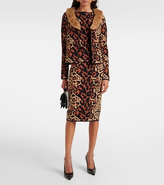 Shoert leopard-print top | Blumarine