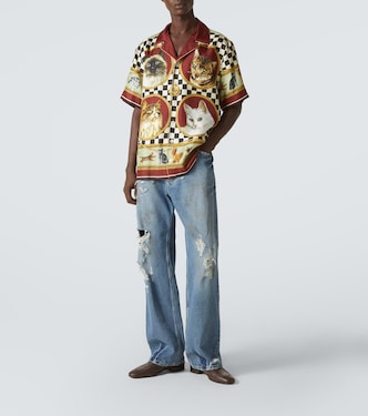 Hemd aus Seiden-Twill | Dolce&Gabbana
