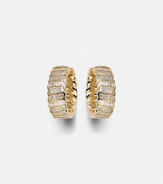Orecchini Zoe in oro 18kt con diamanti | Anita Ko