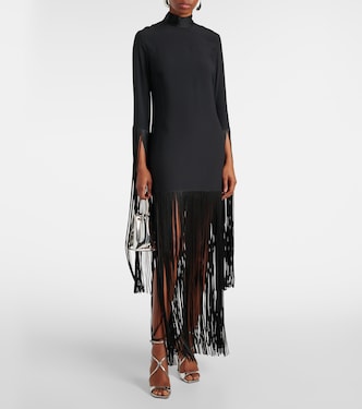 Chicago fringed crêpe minidress | Taller Marmo
