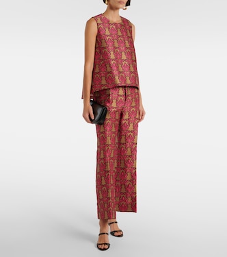 Hendrix Herald jacquard straight pants | La DoubleJ