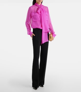 Blusa in georgette di seta | Costarellos