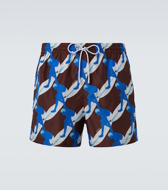 Bedruckte Badeshorts | Gucci