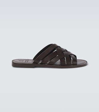 Leather slip-on shoes | Brunello Cucinelli